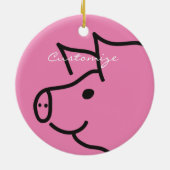 豚動物サンダーコーブ(_C) セラミックオーナメント (裏面)