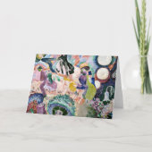 豚回転木馬 |ロバート・ドローネー カード (正面)