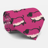 豚年ユーモアのある誕生日選択カラー3タイ ネクタイ (ロール)