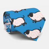 豚年ユーモアのある誕生日選択カラー5タイ ネクタイ (ロール)