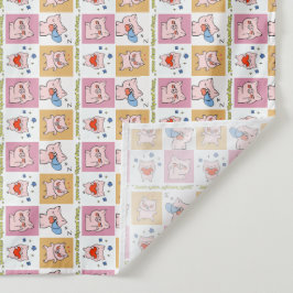 豚引用文顔 タペストリー