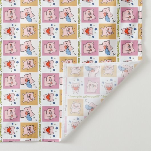 豚引用文顔 タペストリー (詳細)