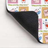 豚引用文顔 マウスパッド (コーナー)