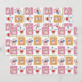 豚引用文顔 招待状 (正面/裏面)