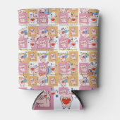 豚引用文顔 缶クーラー (正面)