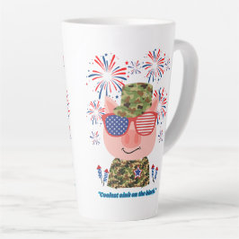 豚引用文 カフェラテマグ