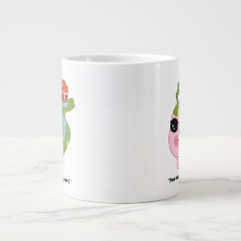 豚引用文 ジャンボコーヒーマグカップ