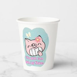 豚引用文 紙コップ