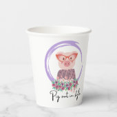 豚引用文 – 豚のスタイル 紙コップ (裏面)