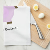 豚感じ豚 キッチンタオル (四つ折り)