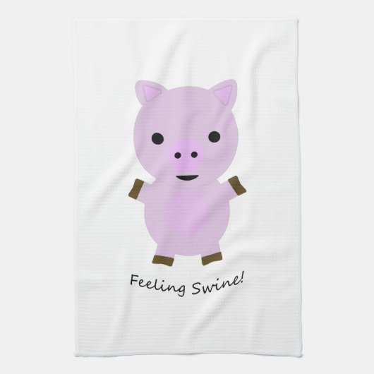 豚感じ豚 キッチンタオル (縦)