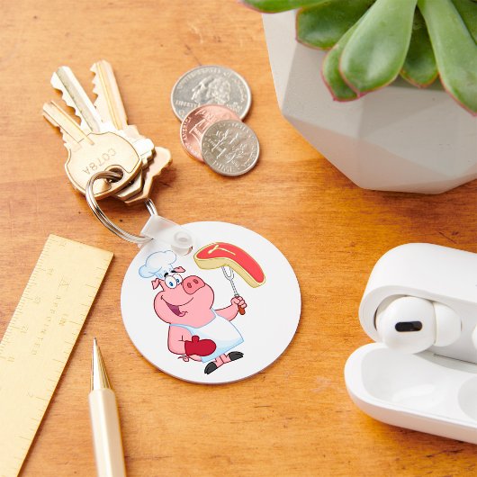 豚料理肉 キーホルダー