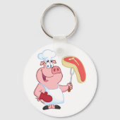 豚料理肉 キーホルダー (正面)