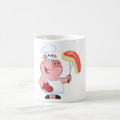 豚料理肉 コーヒーマグカップ (中央)