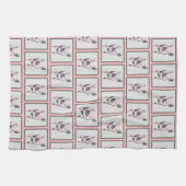 豚柄キッチンタオル キッチンタオル (横)