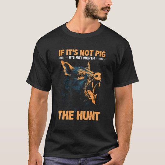 豚狩り引用文及び豚狩り Tシャツ (正面)