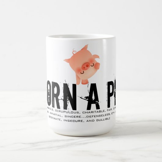 豚生まれの年 コーヒーマグカップ (中央)