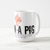 豚生まれの年 コーヒーマグカップ (正面右)