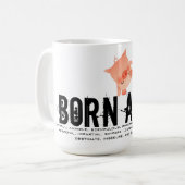 豚生まれの年 コーヒーマグカップ (正面左)