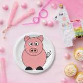 豚紙プレート ペーパープレート (パーティー)