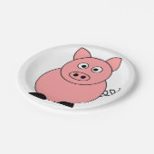 豚紙プレート ペーパープレート (アングル)