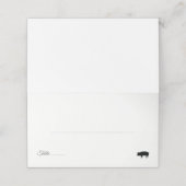 豚肉のミニマリストの食卓番号 プレイスカード (外部開封)