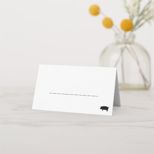 豚肉オプション結婚ズ プレイスカード (正面)