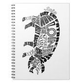 豚肉タイポグラム ノートブック (正面)