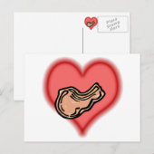 豚肉チョップ ポストカード (正面/裏面)