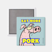 豚肉マグネット マグネット (正面/裏面)