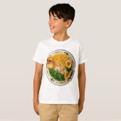 豚肉ラーメン麺スープ Tシャツ (正面フル)