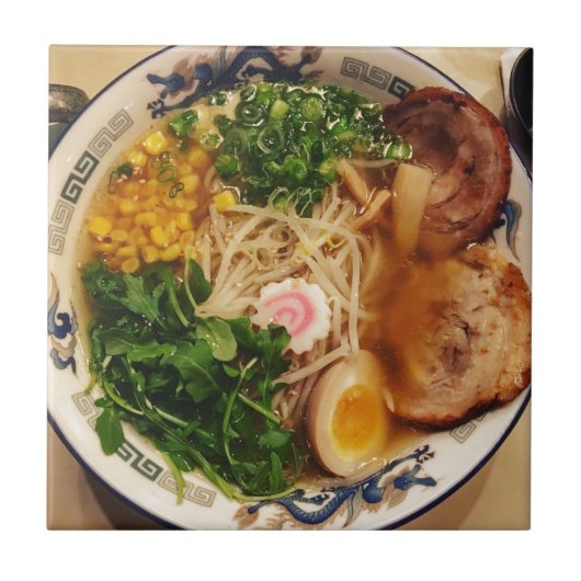 豚肉ラーメン タイル (正面)
