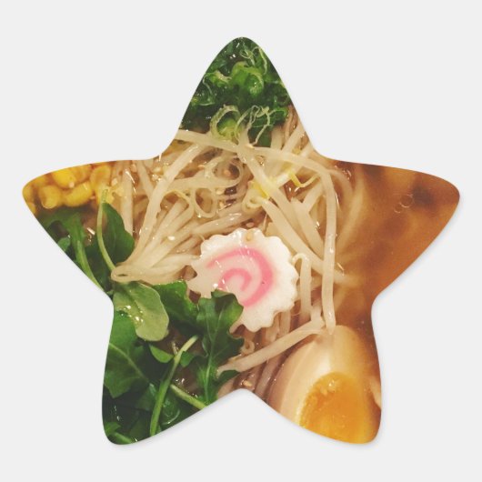 豚肉ラーメン 星シール (正面)