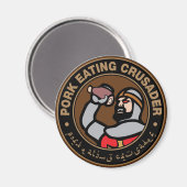 豚肉食べ十字軍 マグネット (正面/裏面)