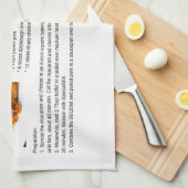 豚肉Macチーズパニーニ キッチンタオル (四つ折り)