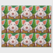 豚舎 ラッピングペーパー (フラット)