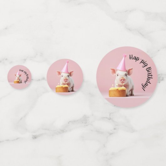 豚誕生日! コンフェッティ (正面)