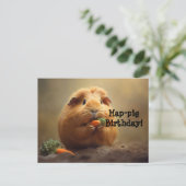 豚誕生日! ポストカード (スタンド正面)