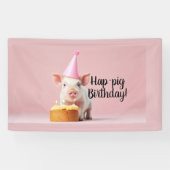 豚誕生日! 横断幕 (横)