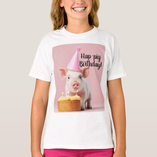 豚誕生日! Tシャツ (正面)