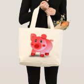 豚豚 ラージトートバッグ (正面(商品))