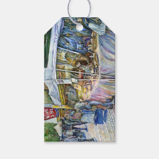 豚農場飛んでいるのコーナーとワイン少し。 ギフトタグ (正面)