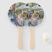 豚農場飛んでいるのコーナーとワイン少し。 ハンドファン (正面&裏面)