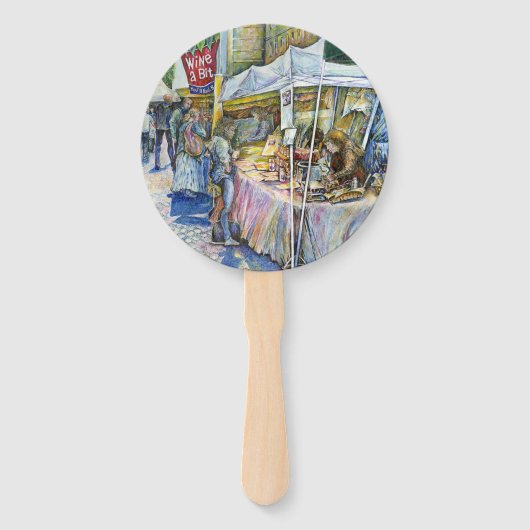 豚農場飛んでいるのコーナーとワイン少し。 ハンドファン (正面)