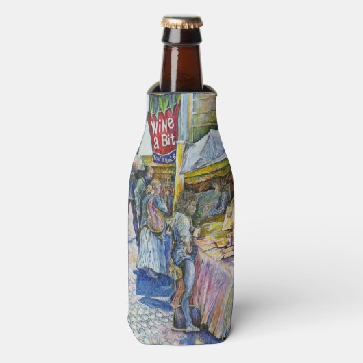 豚農場飛んでいるのコーナーとワイン少し。 ボトルクーラー (ボトル正面)