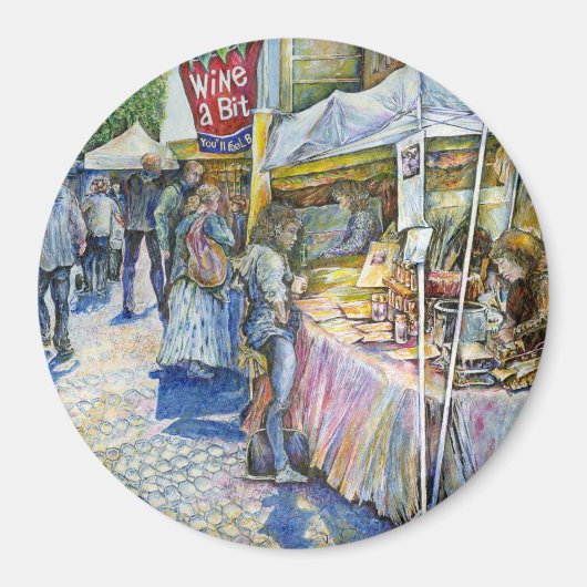 豚農場飛んでいるのコーナーとワイン少し。 マグネット (正面)