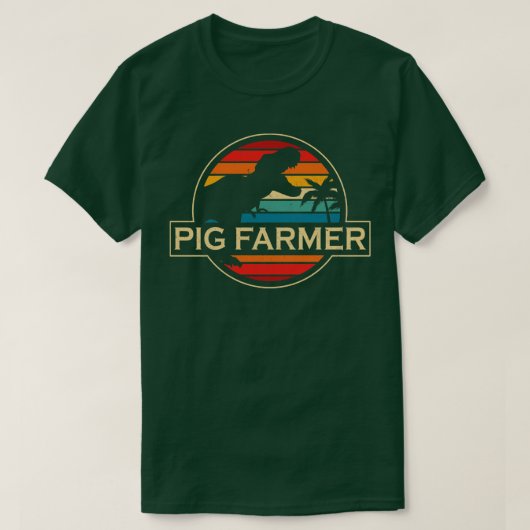 豚農家恐竜 Tシャツ (デザイン正面)