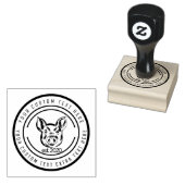 豚農家 ラバースタンプ (押印)