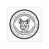 豚農家 ラバースタンプ (インプリント)