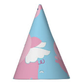 豚飛んでいるかわいい1歳の誕生日パーティー帽子 パーティーハット (右)